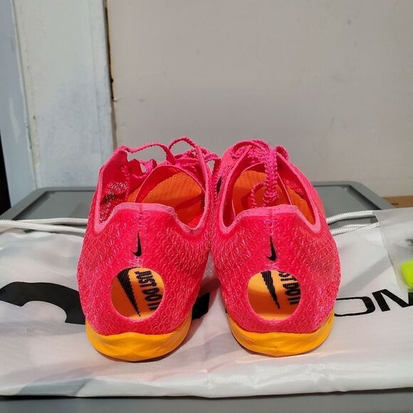 Nike Air Zoom Victory Track Spikes Mens Size 9 Hyper Pink Orange CD4385-600 - Picture 4 of 11